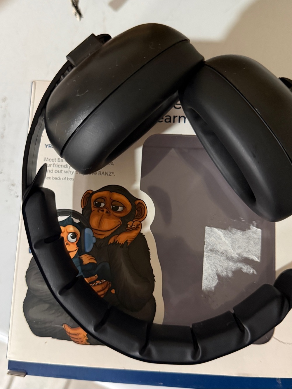 BaBy BanZ Black Over-Ear Headphones with Cushioned Headband